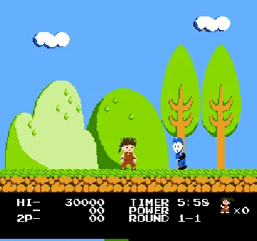 Kid Niki - Radical Ninja (USA) (Rev 1) screen shot game playing